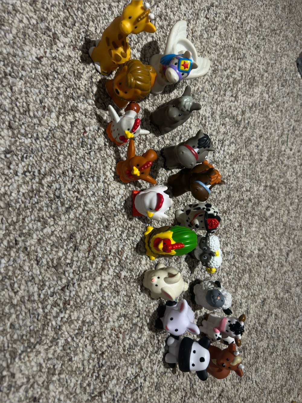 Fisher-Price Assorted Animal Figure Lot Multicolor lot 17